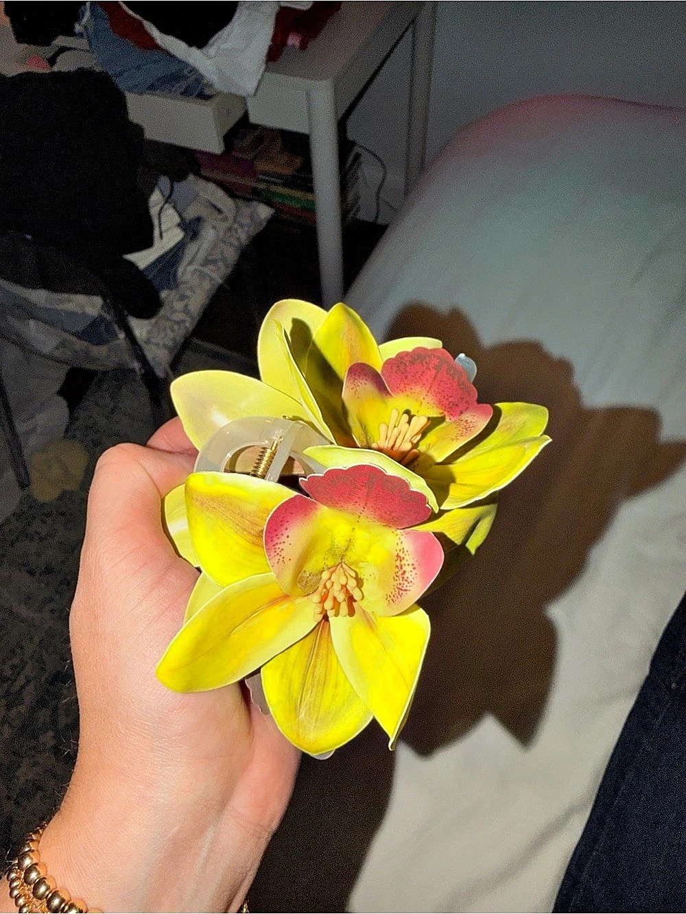 Flower Claw Hair Clip